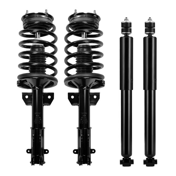 Quick Complete Struts Assembly Front Rear Set of 4 Gas Type-Quick Complete Shocks Struts Assembly Front Rear