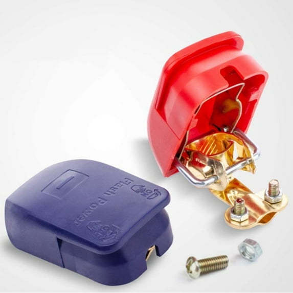 Quick Connect Battery Terminal Clamps 2Pcs Set For Cars Caravans And Boats Fangkenuo