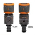 Quick Connect Garden Hose Fitting with On/Off Water Control Valve for ...