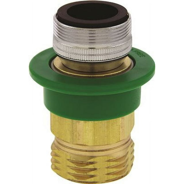 Quick Connect Hose to Faucet Coupler and Fitting Dual Thread by 3/4 in. Brass MGH Good for Portable Appliances Snap Fit