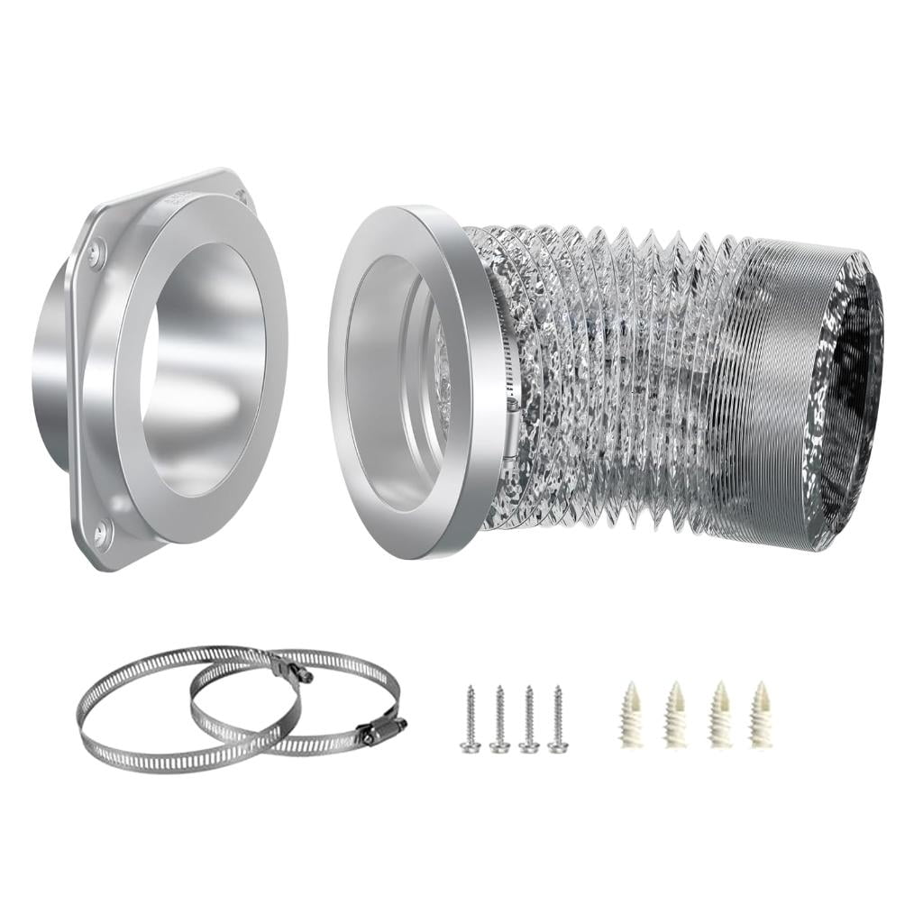 Quick Connect Magnetic Dryer Vents Adapters with 180 Degree Elbow Heat Resistant