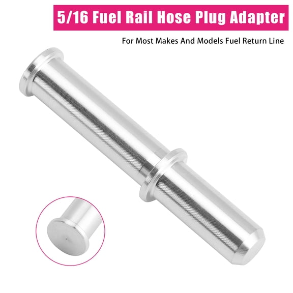 Quick Connect Male 5/16 Fuel Rail Hose Plug Adapter For LS LS1 LS3 AN807-01A