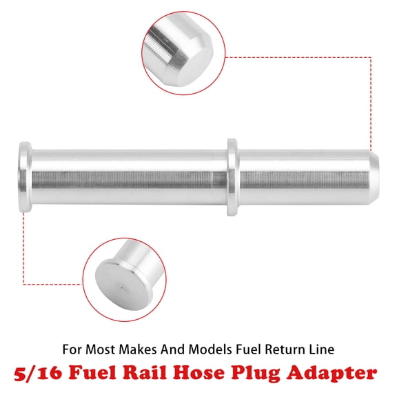 Quick Connect Male 5/16 Fuel Rail Hose Plug Adapter For LS LS1 LS3 AN807-01A