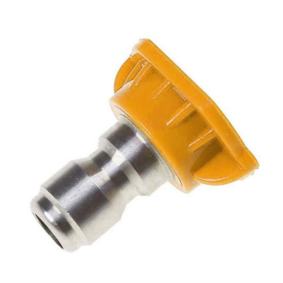 Quick-Connect Pressure Washer Nozzle Tips,Multi-Degree Spray Nozzle Tool for Surface Cleaning,High-Pressure Washer Attachment with 0°,15°,25°,40°and 65°