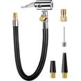 thumbnail image 1 of Quick Connect Tire Chuck Hose, Valve Extension Tube w/Presta Valve & Air Pump Ball Needle Set, Inflator Pump Hose With Air Chuck Adapter for Portable Air Compressor, 1 of 7
