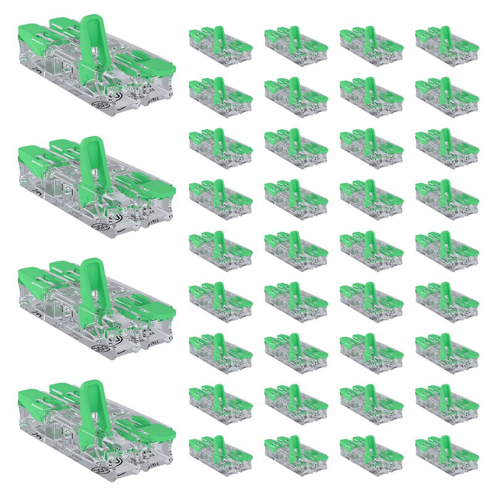 Quick Connect Wire Connectors Kit 2 to 2 Inline Electrical Lever Nuts Wire Connectors Splicing