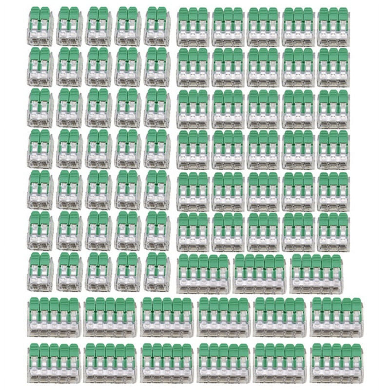 Quick Connect Wire Connectors Kit Lever Nuts Inline DIY Splicing Connector Assortment 2/3/5 Port