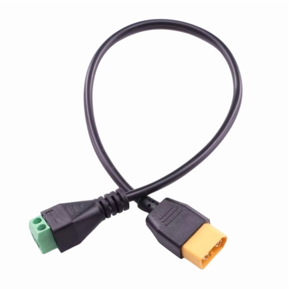 Quick Connecting Male to 2 Pin Terminal Cable for Energy Storage Devices 5A Safe