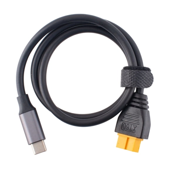 Quick Connecting Type C Cable Multipurpose Power Lines PVC Texture for Soldering Iron and Balance Charging