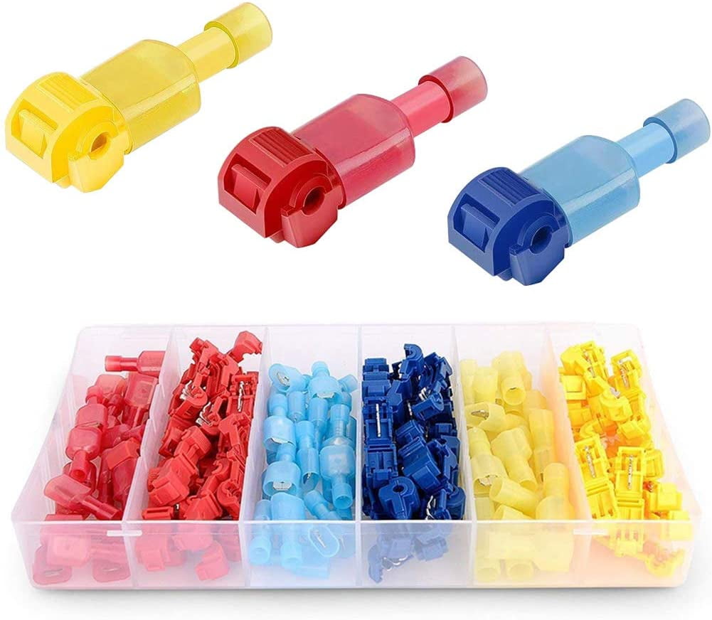 Quick Connector, 120 Pieces Quick Splice Terminals, Electrical Lug