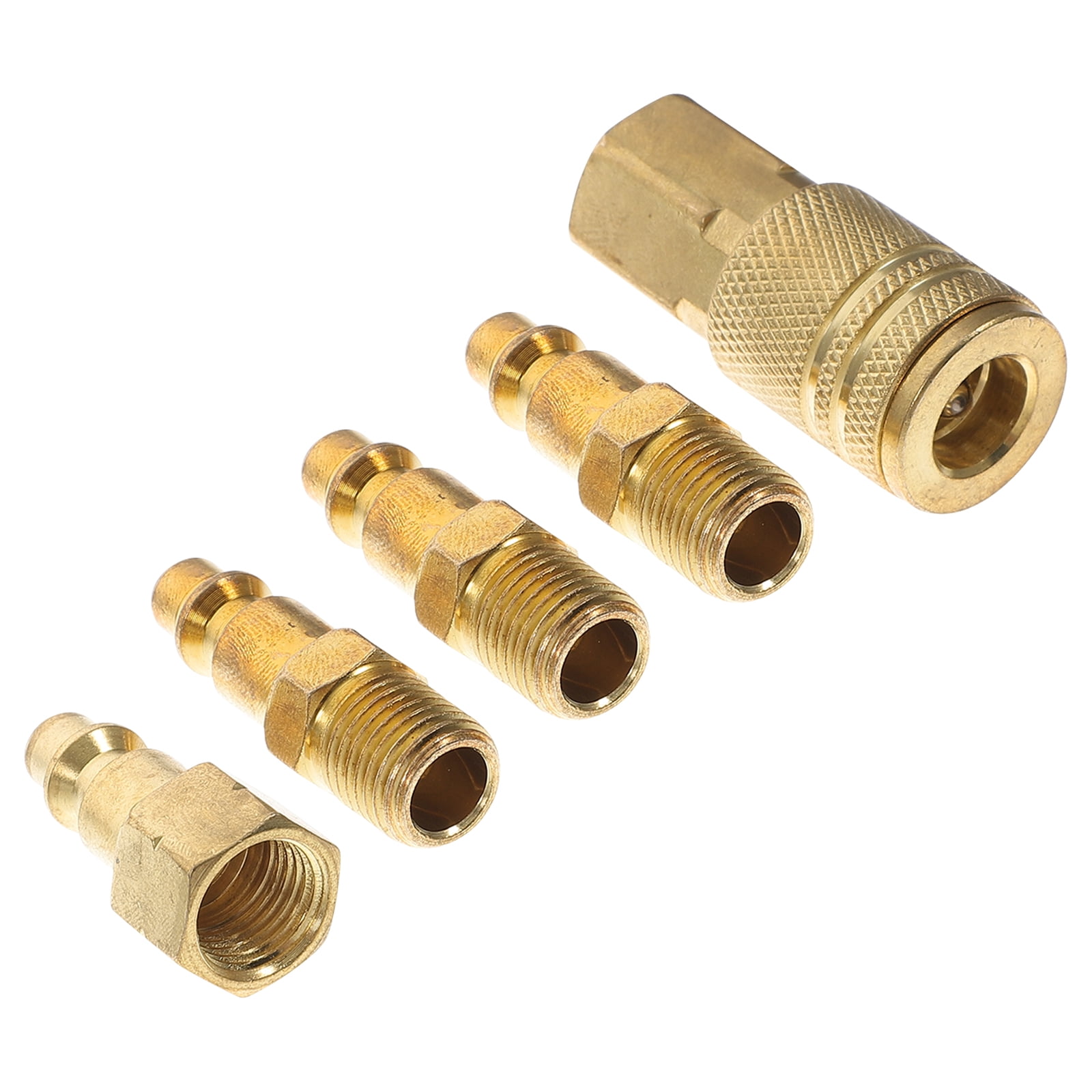 Quick Connector Coupler Reducer Air Hose Connectors Crimp Copper Hair
