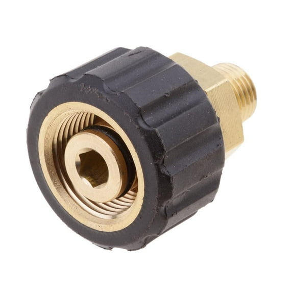 Quick Connector Coupling Male 1 / 4 to Female M22x1 .