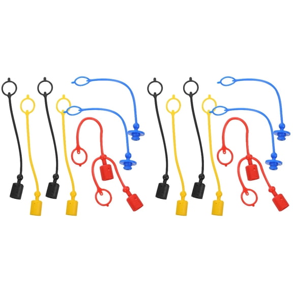 Quick Connector Protective Cap Coupling Hose Best Choice Hydraulic Caps Repair 8 Sets