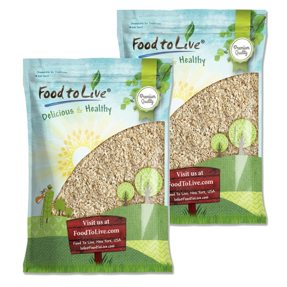 Quick Cooking Rolled Oats, 12 Pounds Kosher, Raw, Vegan by Food to Live