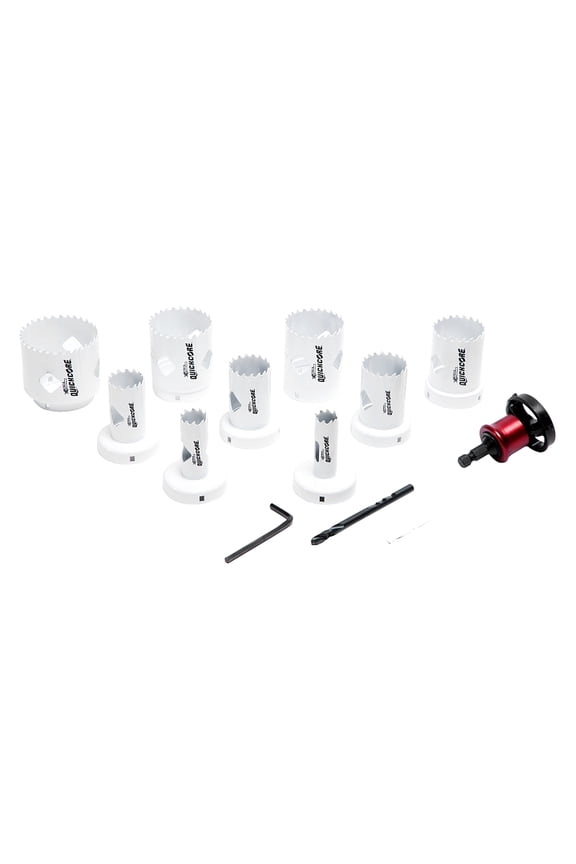 Blu-Mol Xtreme QuickCore Bi-Metal Hole Saw Set 13 pc