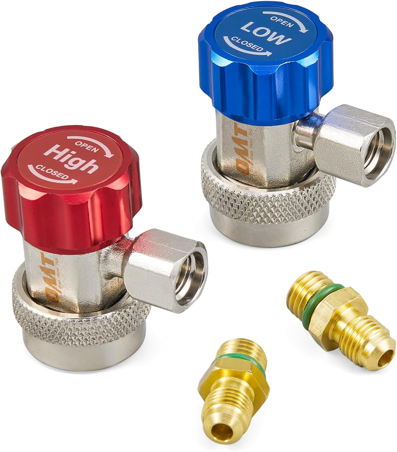 Tech R134a Quick Coupler Adapter, Adjustable R134a Adapters and AC Hose ...