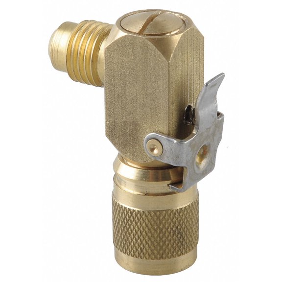 Quick Coupler,Low Loss,1/4 In MxF,90 Deg