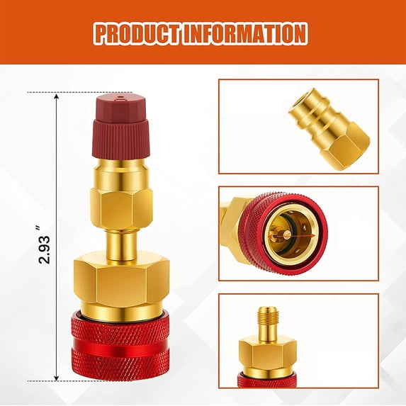 Quick Couplers Kit Quick Coupler Adapter For Car Conditioner Ac ...