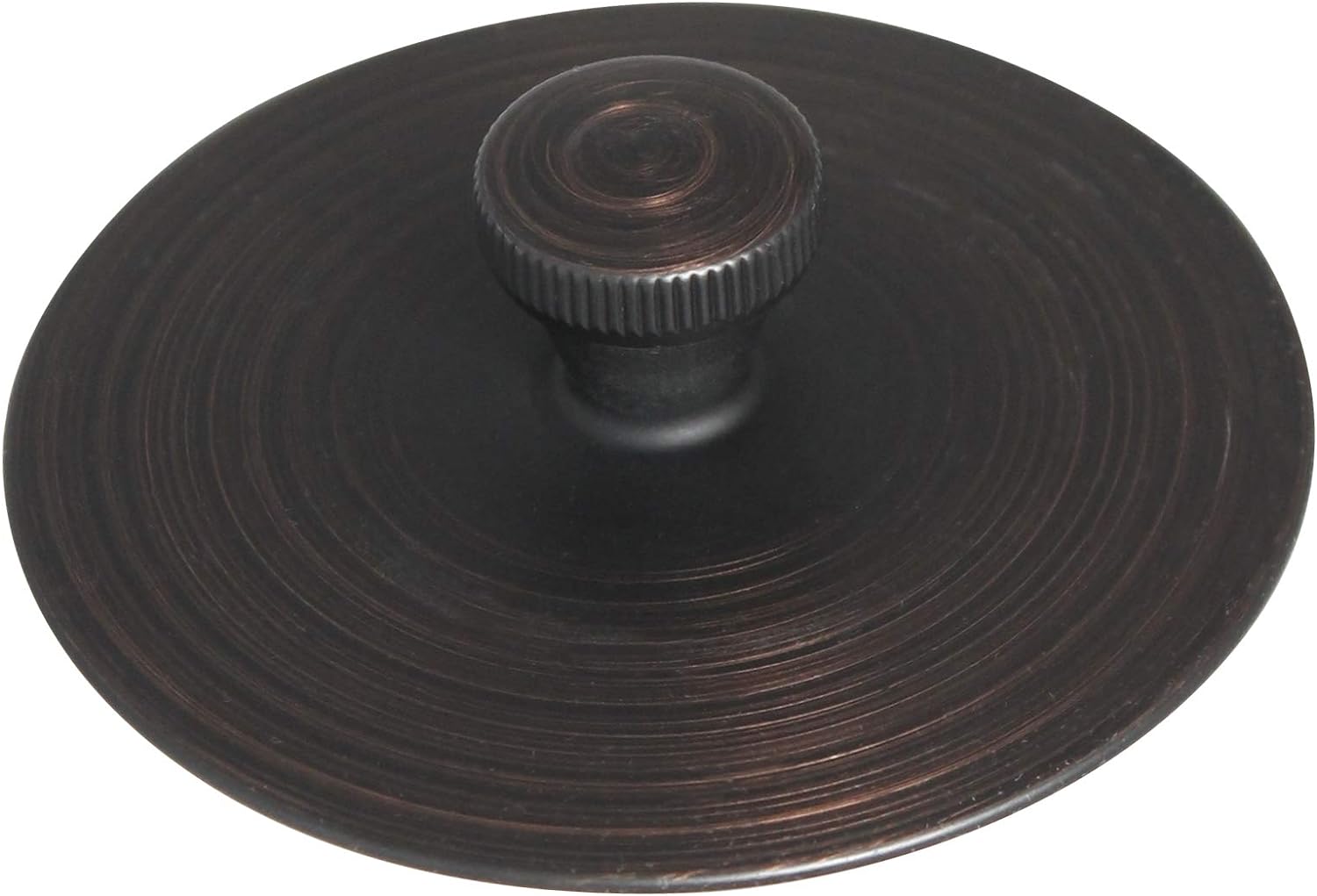 Quick Cover Up Tub Stopper, Bronze