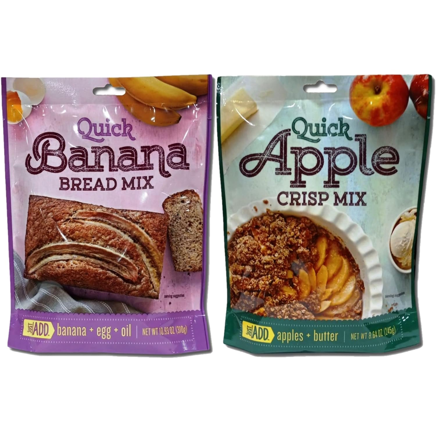 Quick Crisp Mix Quick Banana Bread Mix Combo Simply Add a Few