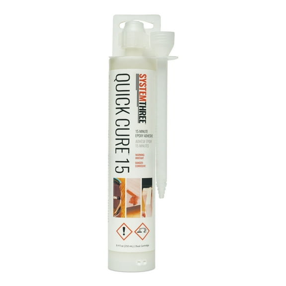 Quick Cure 15 Epoxy Adhesive, 8.4oz Cartridge