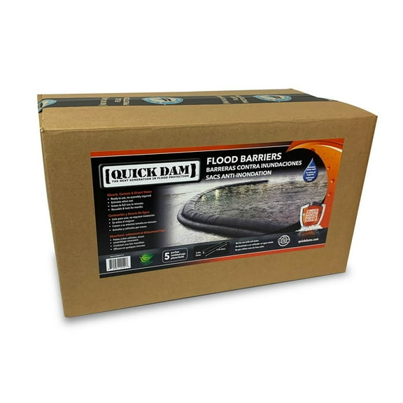 Quick Dam 17-ft Water Activated Flood Barriers - QD617-5