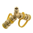 thumbnail image 1 of Quick Disconnect 3/8 Y Splitter Gas Quick Connect/Disconnect Separator Natural Gas Quick Connect Adapter Enduring, 1 of 7