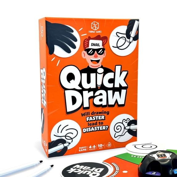Quick Draw Family Party Game for Ages 8 and up, from Asmodee - Walmart.com
