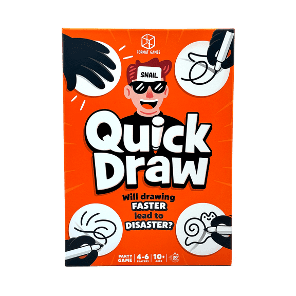 Quick Draw Family Party Game for Ages 8 and up, from Asmodee