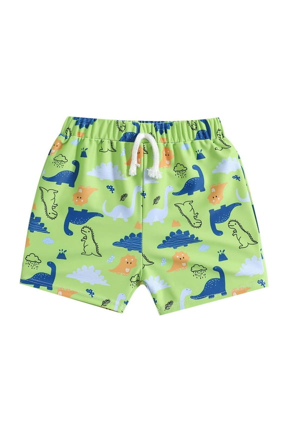 Quick-Dry Adjustable Waist Swimming Trunks Swimwear Bottoms (Boy's 2-3Y)