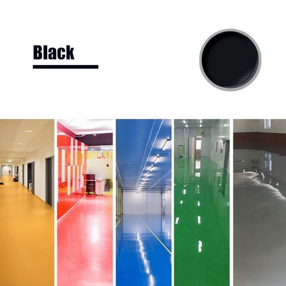 Quick-Dry Anti-Slip Water-Based Floor Paint, 500ml Golden Silk Epoxy Water-Based Floor Paint,Waterproof and Non-Slip, for Concrete, Wood, Tile and Metal