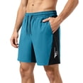 thumbnail image 1 of Quick-Dry Athletic Shorts Men Casual Elastic Waist Drawstring Lightweight Summer Beach Hiking Golf Shorts with Pockets, 1 of 6
