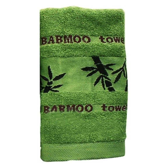 Quick Dry Bamboo Fiber Bath Sheets Soft Absorbent Thick Bath Sheets Washable Quick Drying Large Bath Towel Lightweight, Green