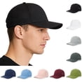 thumbnail image 1 of Quick Dry Baseball Cap, Large Performance Snapback Hats, Laser Cut Mesh Ball Cap for Men Big Heads Black, 1 of 3