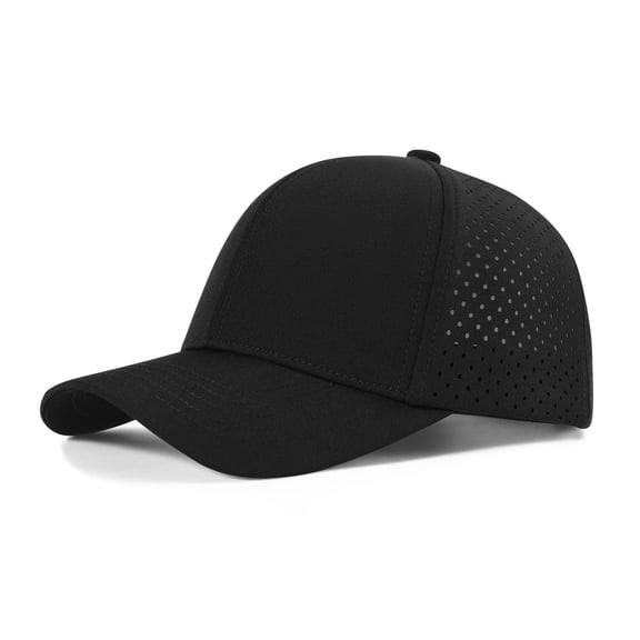 Quick Dry Baseball Cap Laser Cut Mesh Ball Curved Brim Snapback Hat