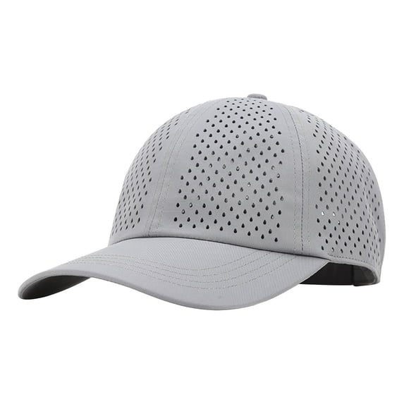 Quick Dry Baseball Cap Mesh Snapback Hat Sun Running Hat Men by Awwp Dark Gray