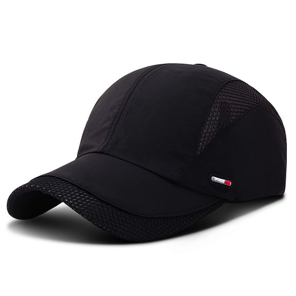 Quick-Dry Baseball Cap SPORTS Letter Logo Sports Cap for Women Adjustable Thin Breathable Outdoor Fishing Running Casual Cap