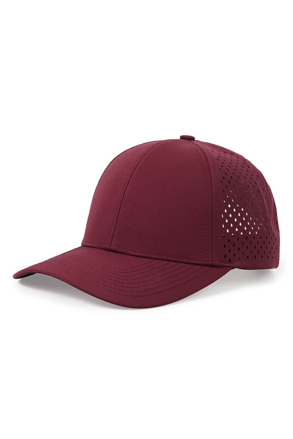 Quick Dry Baseball Caps for Men, Mesh Snapback Hat for Big Head 21.65"-23.62", Unisex Outdoor Sport Hat Red