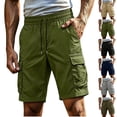 thumbnail image 1 of Quick Dry Basketball Shorts Men's Workwear Pants Functional Hunting Gear Outdoor Commuting Casual Pants Green Xl, 1 of 7