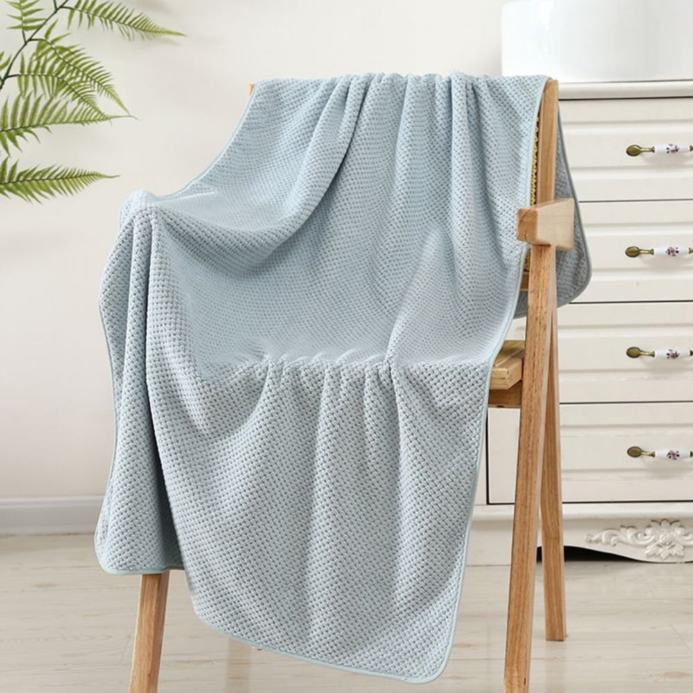 Quick Dry Bath Sheet Highly Absorbent Coral Fleece Bathroom Towels for