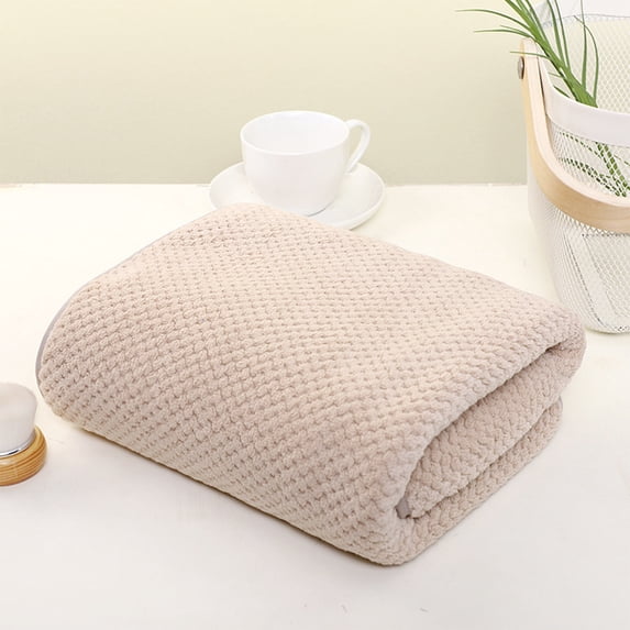 Quick Dry Bath Sheet Towel Extra Large Thick And Luxury Soft Highly Absorbent 27.5X55 Inch (BROWN)