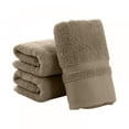 thumbnail image 1 of Quick Dry Bath towels, Hand towel for Bathroom, 14X30 in, Khaki Solid, Microfiber Bath towel, Moisture Wicking, Residential Bathroom Use, 1 Pc, 1 of 5