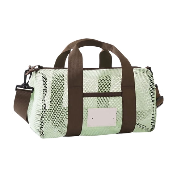 Quick-Dry Beach Shoulder Bag, Lightweight Swimming Gym Tote, Handheld & Crossbody Vacation Travel Pouch(6.7"*11.8",Green)