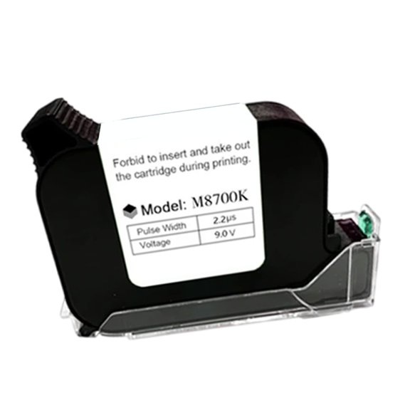 Quick Dry Black Ink Cartridge for M8700K Hand Inkjet Printer Clear Printing