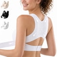 thumbnail image 1 of Quick Dry Bras for Women, High Impact Support Racerback Adjustable Hook , X Back Correction Wireless Gym Running Yoga Bra, 1 of 1