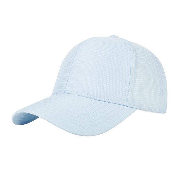 Quick Dry Breathable Baseball Cap Sun Protection Adjustable Lightweight Outdoor Sports Athletic Hat for Men Women Light Blue One Size