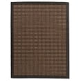 thumbnail image 1 of Quick Dry Brown Black Geometric Indoor Outdoor Rug, 1 of 5