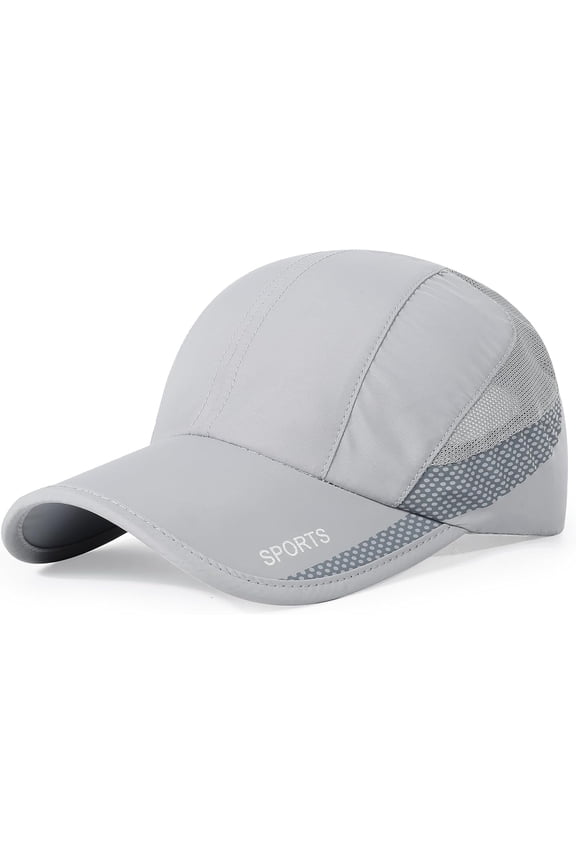 Quick Dry Cap Lightweight Running Hats Outdoor Airy Mesh Adjustable Sports Sun Hat UV Protection Hat for Men Women