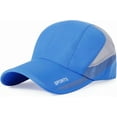 thumbnail image 1 of Quick Dry Cap Lightweight Running Hats Outdoor Airy Mesh Adjustable Sports Sun Hat UV Protection Hat for Men Women, 1 of 5
