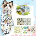 thumbnail image 1 of Quick Dry Cat Bath Towel, 36X36 Inch Absorbent Microfiber Drying Towel, Cute Cartoon Animal Print Cat Wrap for Grooming, Soft Non Scratch Small Pet Bath Wrap for Cats Puppies 1, 1 of 6
